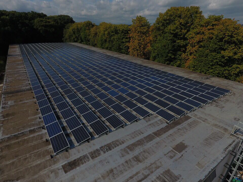 Brighton Energy Coop's new solar PV site at Refine Metals in near Horsham