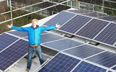 Solar PV at Park Gate in Hove | Community-owned renewable energy on a block of 120 flats in the heart of Brighton and Hove