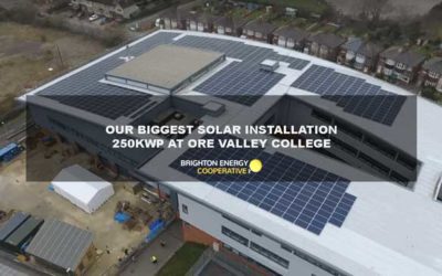 Solar Powered 76% of Ore Valley College Today – BEC’s Biggest Solar System
