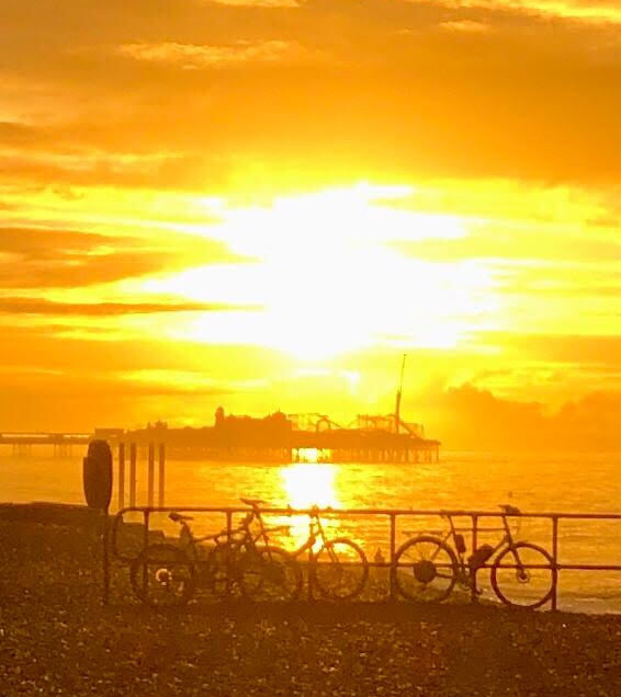 solar power sun brighton pier