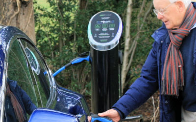 Our first electric car charge point is live at Bolney Wine Estate