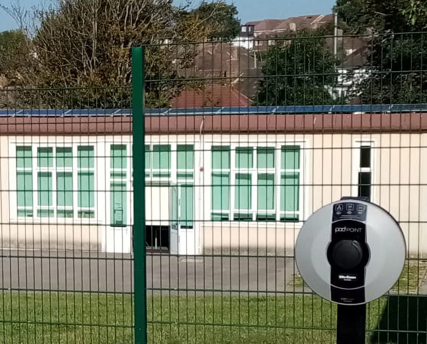 Carden Primary School joins the BEC EV charge point network