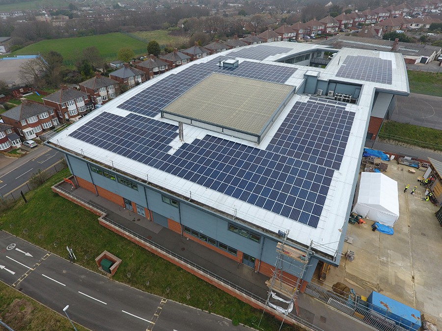 East Sussex College Hastings Ore Valley Campus Solar Panels