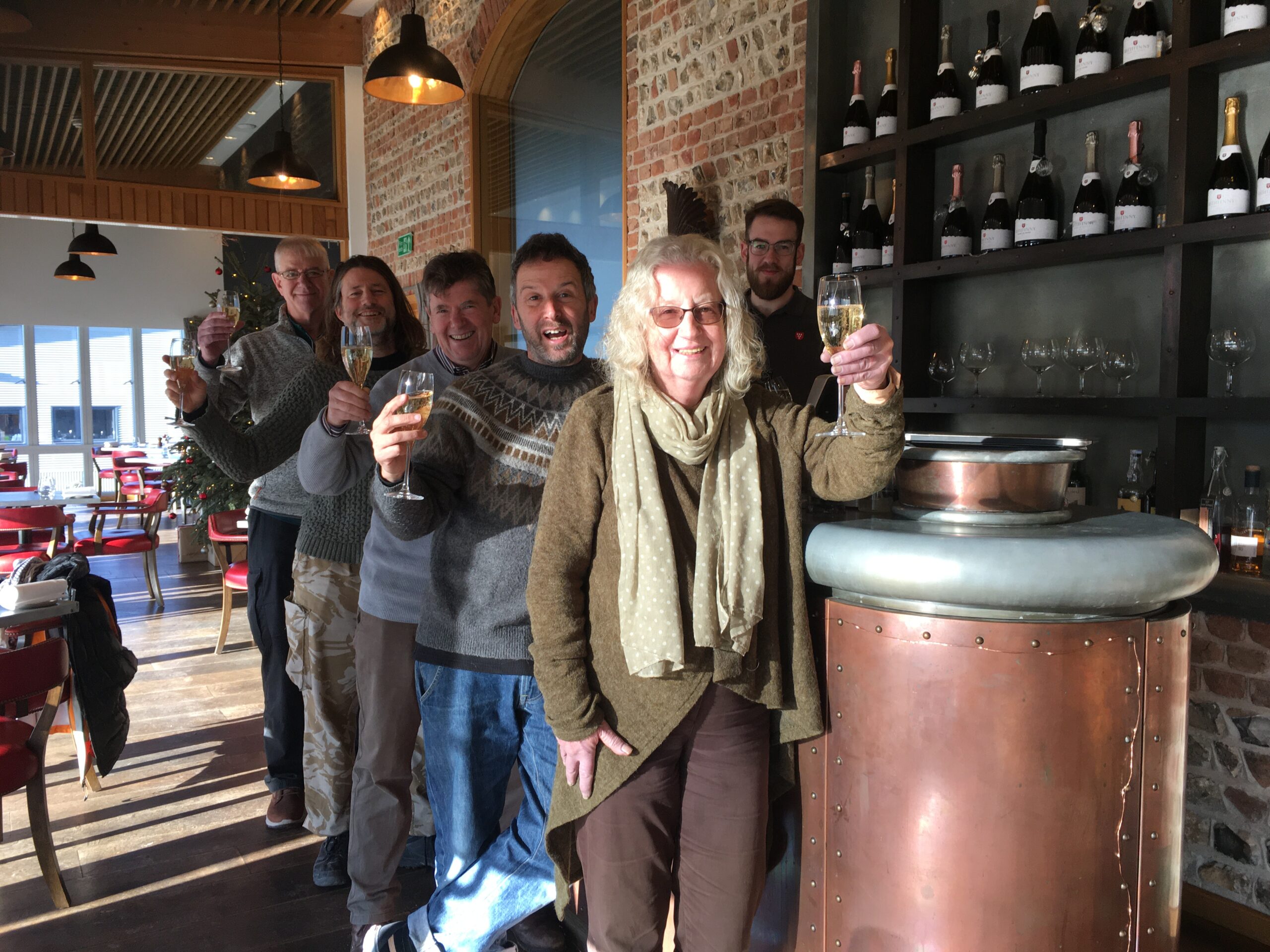 Brighton Energy Co-op Raise A Glass To Celebrate Rathfinny Wine Estate Solar System